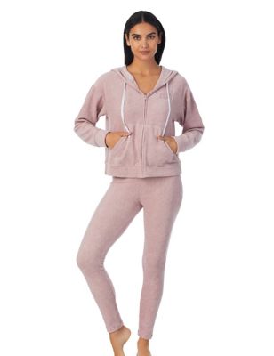 Fleece Herringbone Hooded Pyjama Set