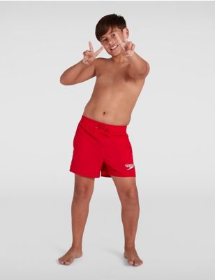 Speedo Boys Swim Shorts (4-16 Yrs) - Red, Red,Black,Orange,Peach,Blue,Navy