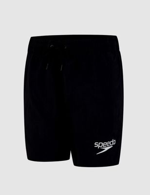 Speedo Boys Swim Shorts (4-16 Yrs) - Black, Black,Red