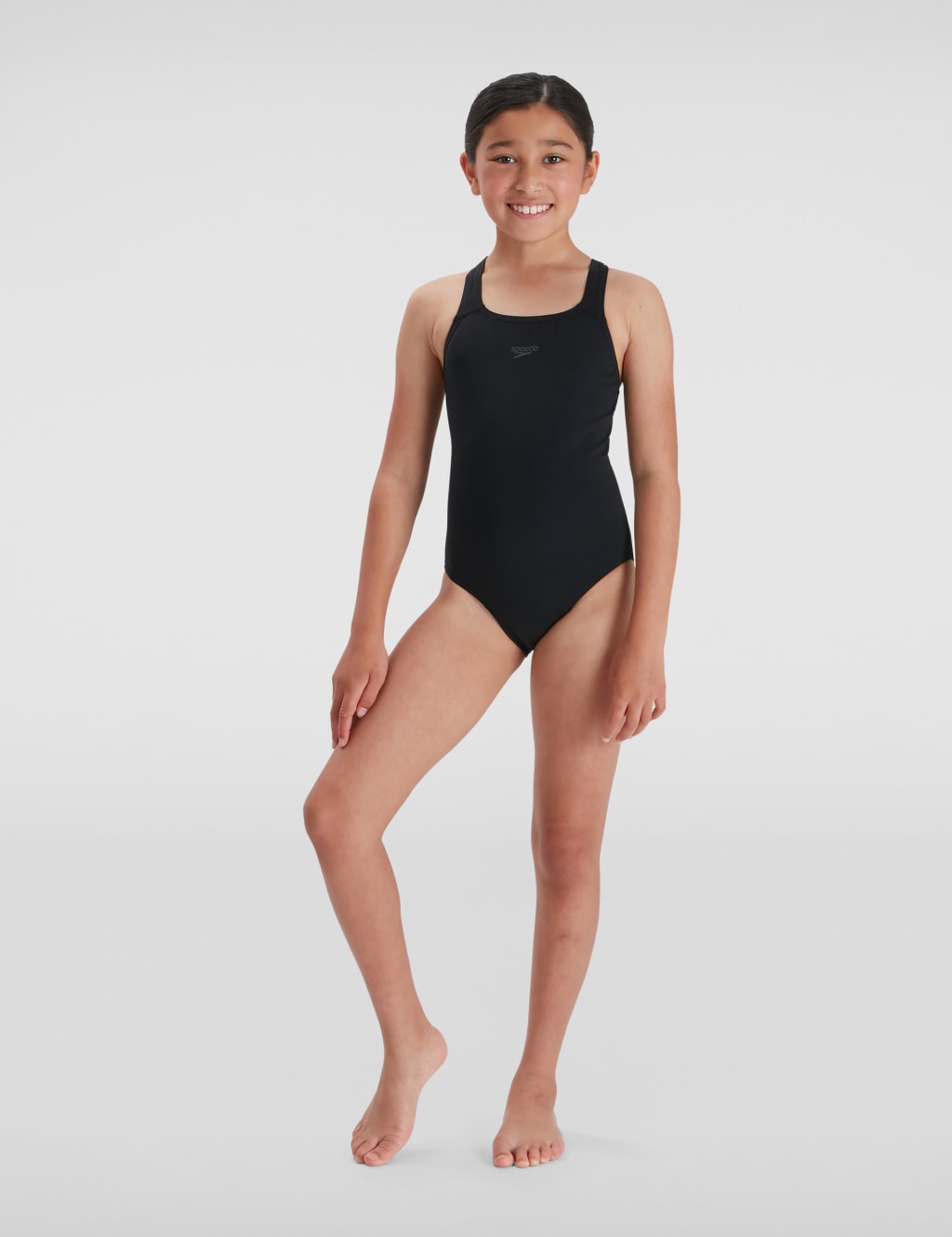 Childrens black swimming costume best sale