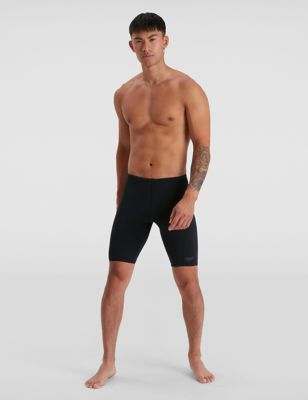 Speedo Mens Eco Endurance+ Jammer Swim Shorts - 30 - Black, Black,Navy