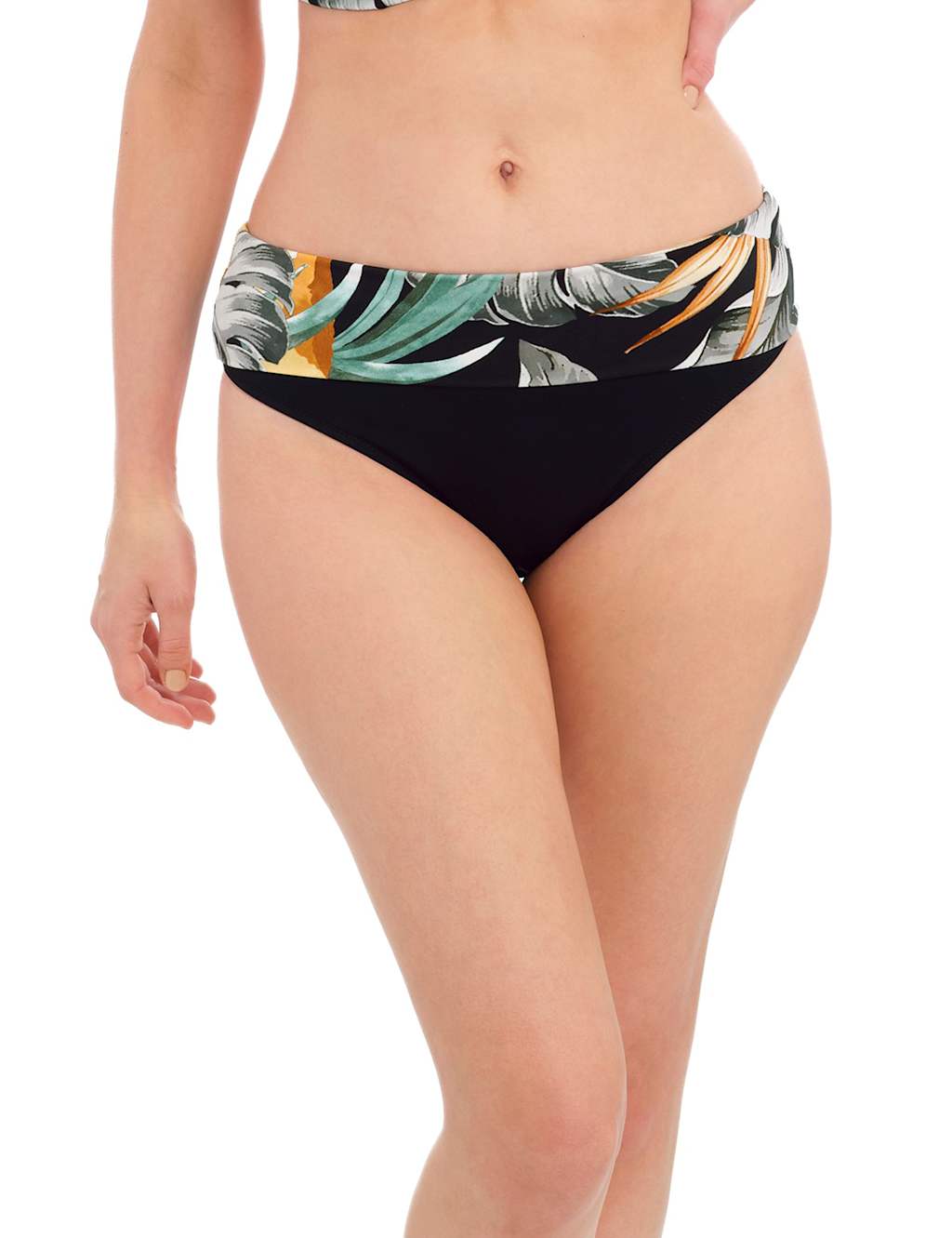 Bamboo Grove Botanical Roll Top Bikini Bottoms image 5