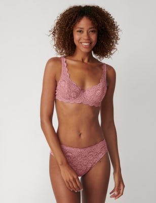 

Womens TRIUMPH Amourette 300 Magic Wire Tai Briefs - Pale Pink, Pale Pink