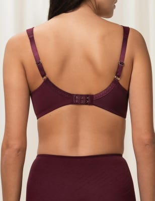 

Womens TRIUMPH True Shape Sensation Non Padded Underwired Minimiser Bra C-G - Mulberry, Mulberry