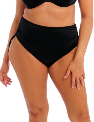 Elomi Women's Plain Sailing High Waisted Bikini Bottoms - 26 - Black, Black
