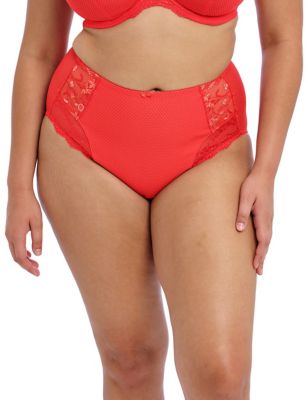 Elomi Womens Charley Full Briefs - M - Bright Red, Bright Red