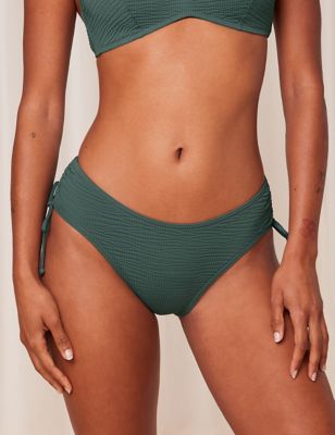 Triumph Womens Summer Expression Textured Bikini Bottoms - 8 - Khaki, Khaki
