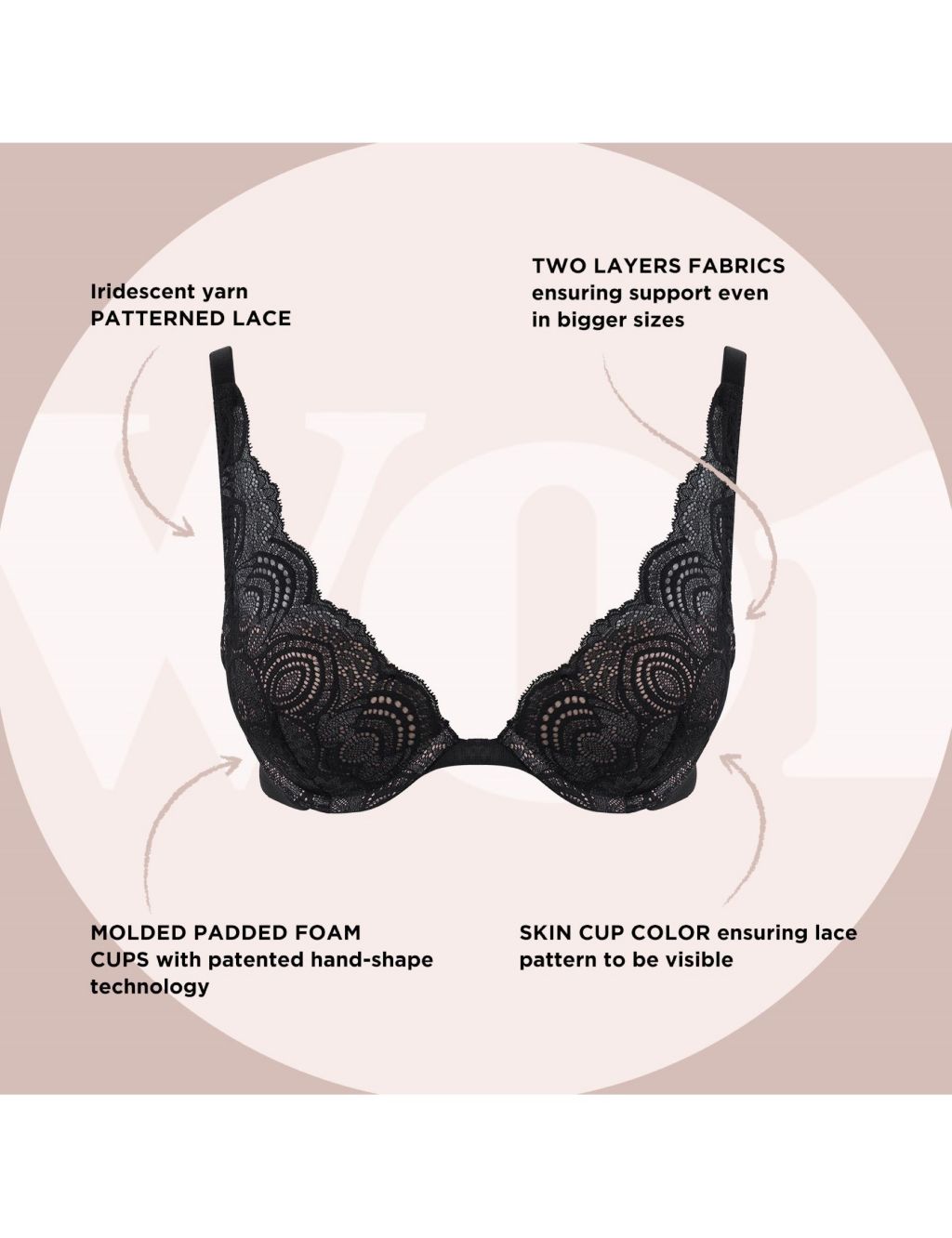 Refined Glamour Wired Push-Up Bra image 4