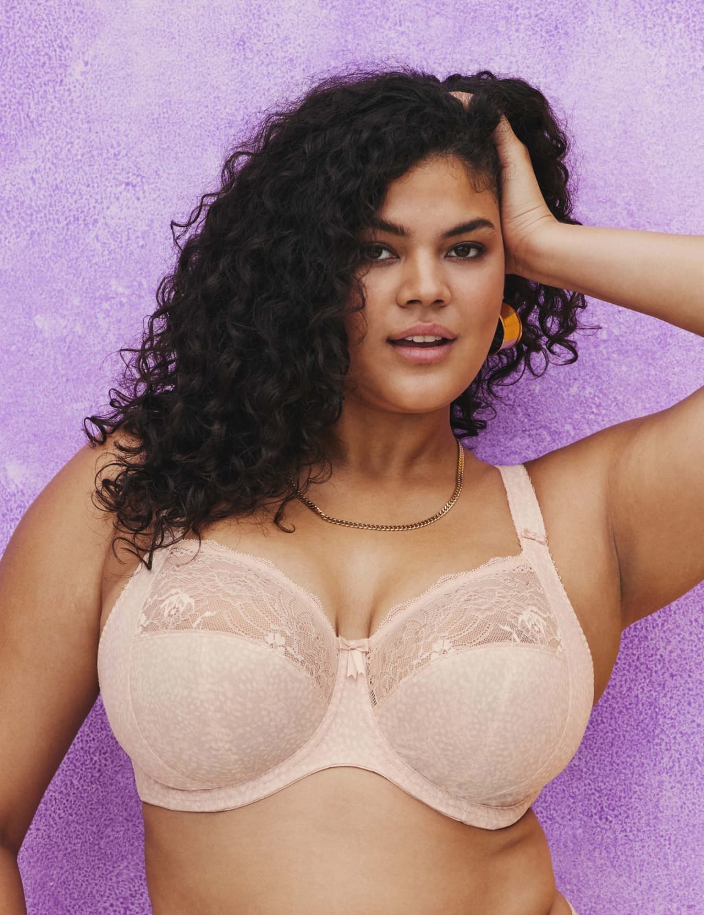 Morgan Lace Wired Total Support Bra DD-K image 1