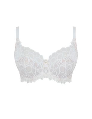 Allure Lace Wired Full Cup Bra D-J