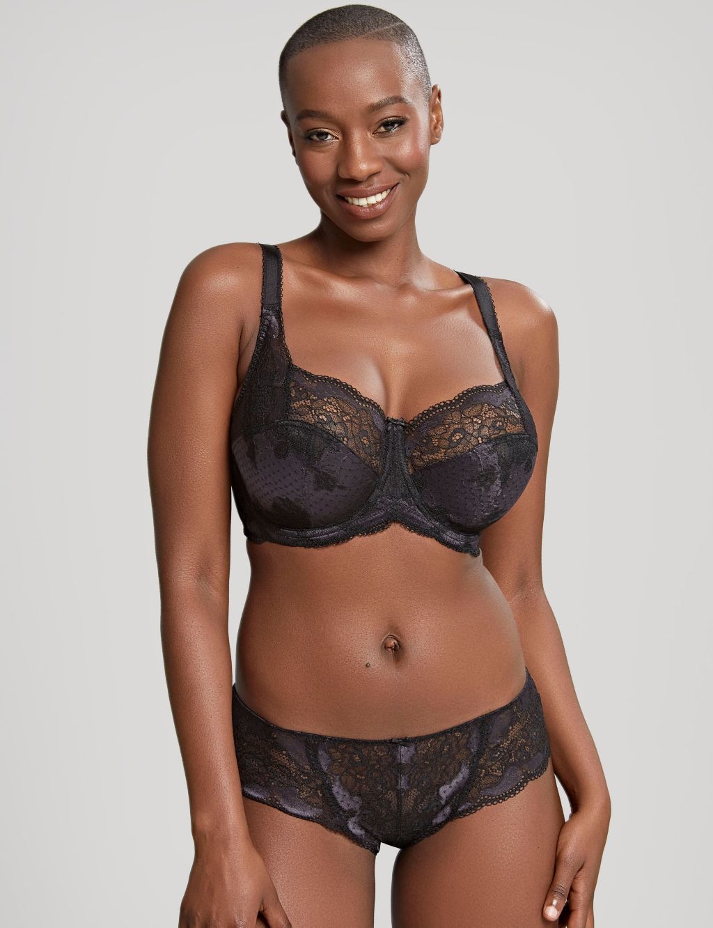 Clara Lace Wired Full Cup Bra D-J image 1