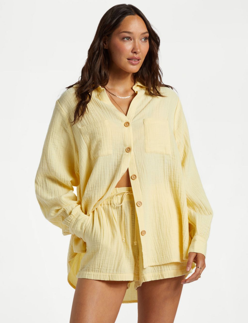 Swell Pure Cotton Beach Cover Up Shirt