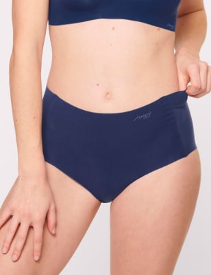 womens sloggi zero feel maxi full briefs - navy