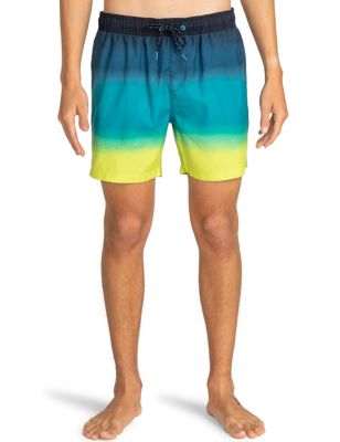 Billabong Mens All Day Fade Pocketed Ombre Swim Shorts - XS - Blue Mix, Blue Mix