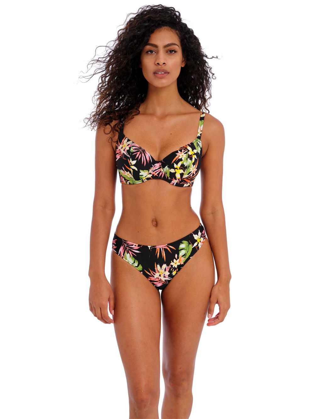 Savanna Sunset Wired Plunge Bikini Top D-H image 3