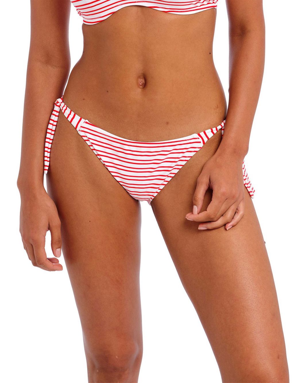 New Shores Striped Hipster Bikini Bottoms image 1