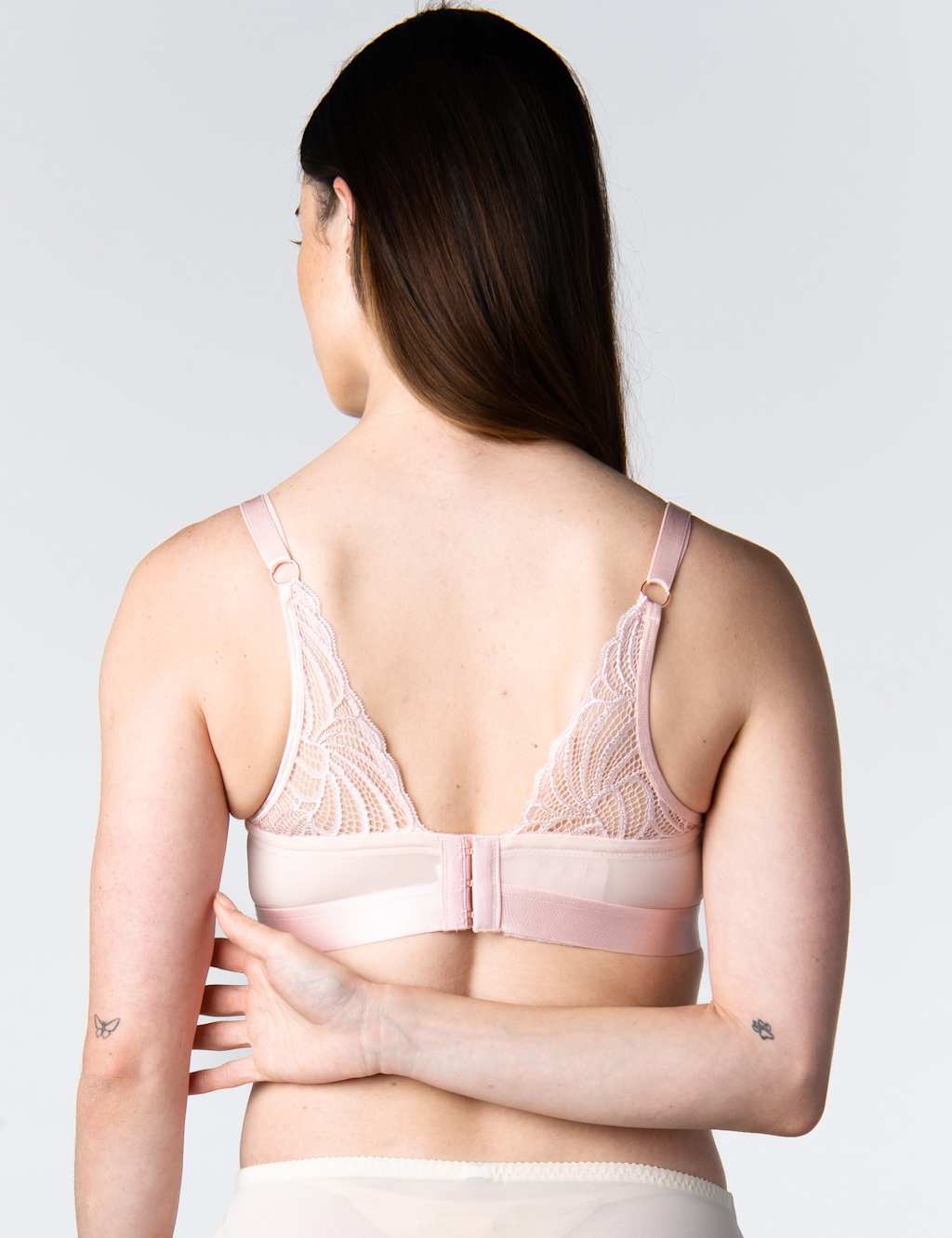 Warrior Plunge Lace Flexi Wired Nursing Bra C-G image 3