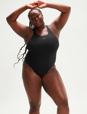 Medalist Racer Back Scoop Neck Swimsuit | Speedo | M&S