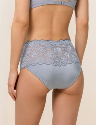 

Womens TRIUMPH Amourette 300 All Over Lace Full Briefs - Grey, Grey