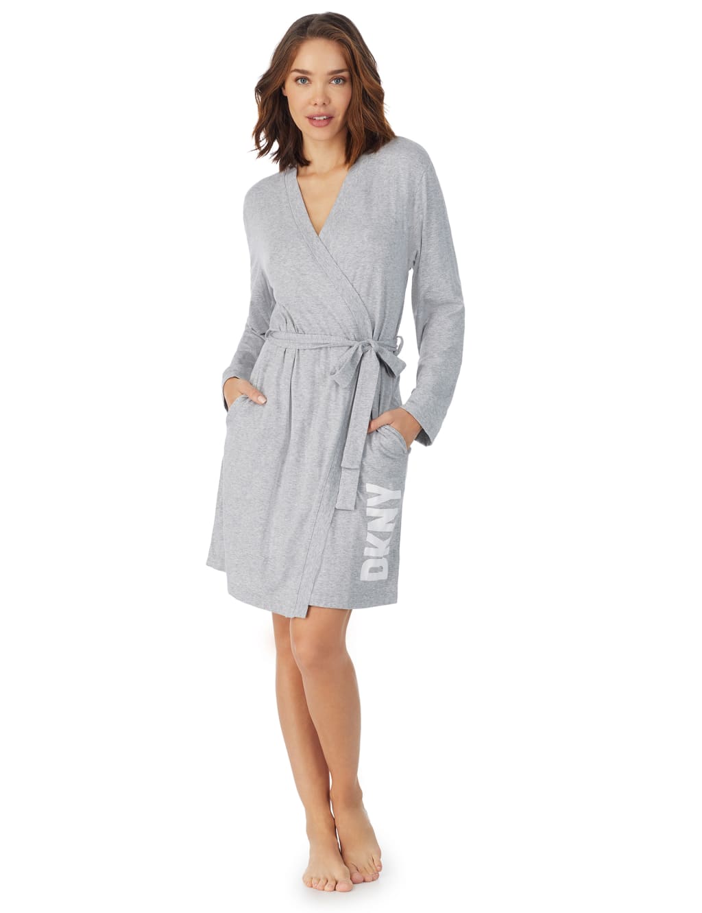 Jersey Logo Print Short Robe image 1