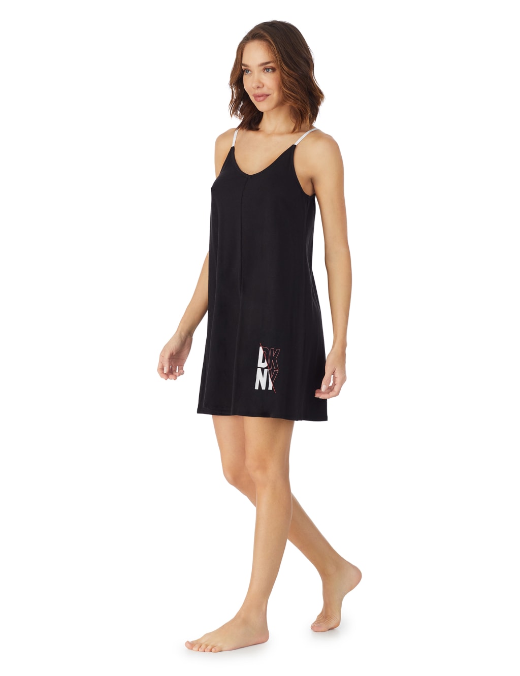 Jersey Strappy Logo Short Chemise image 3