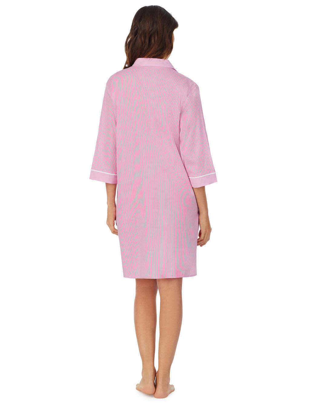 Cotton Rich Striped Short Nightshirt image 3