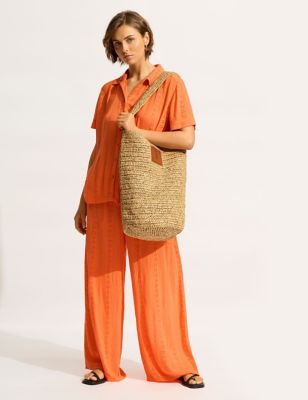 Seafolly Women's Woven Tote Bag - Natural, Natural