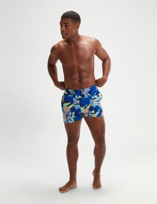 Speedo Mens Leisure Pocketed Swim Shorts - XS - Blue Mix, Blue Mix
