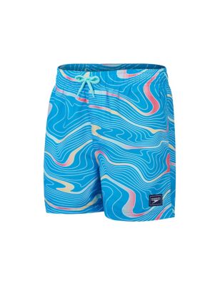 Speedo Boy's Swim Shorts (5-16 Yrs) - Blue Mix, Blue Mix
