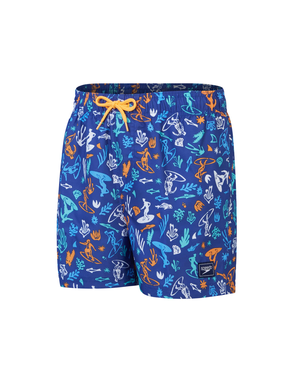 Junior Essential Surfer Print Swim Shorts (5-16 Yrs)