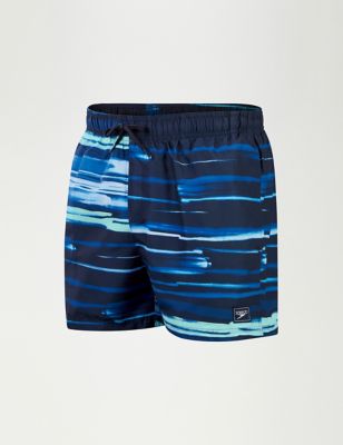 Essentials Pocketed Striped Swim Shorts