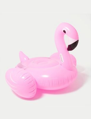 Sunnylife Inflatable Luxe Ride-On Flamingo Float - Pink, Pink