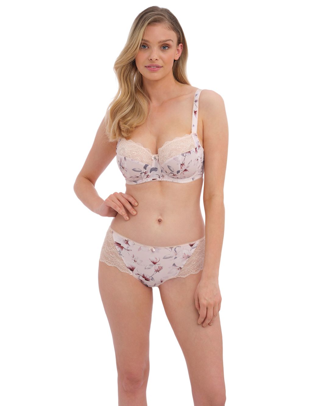 Lucia Floral Wired Side Support Full Cup Bra image 3
