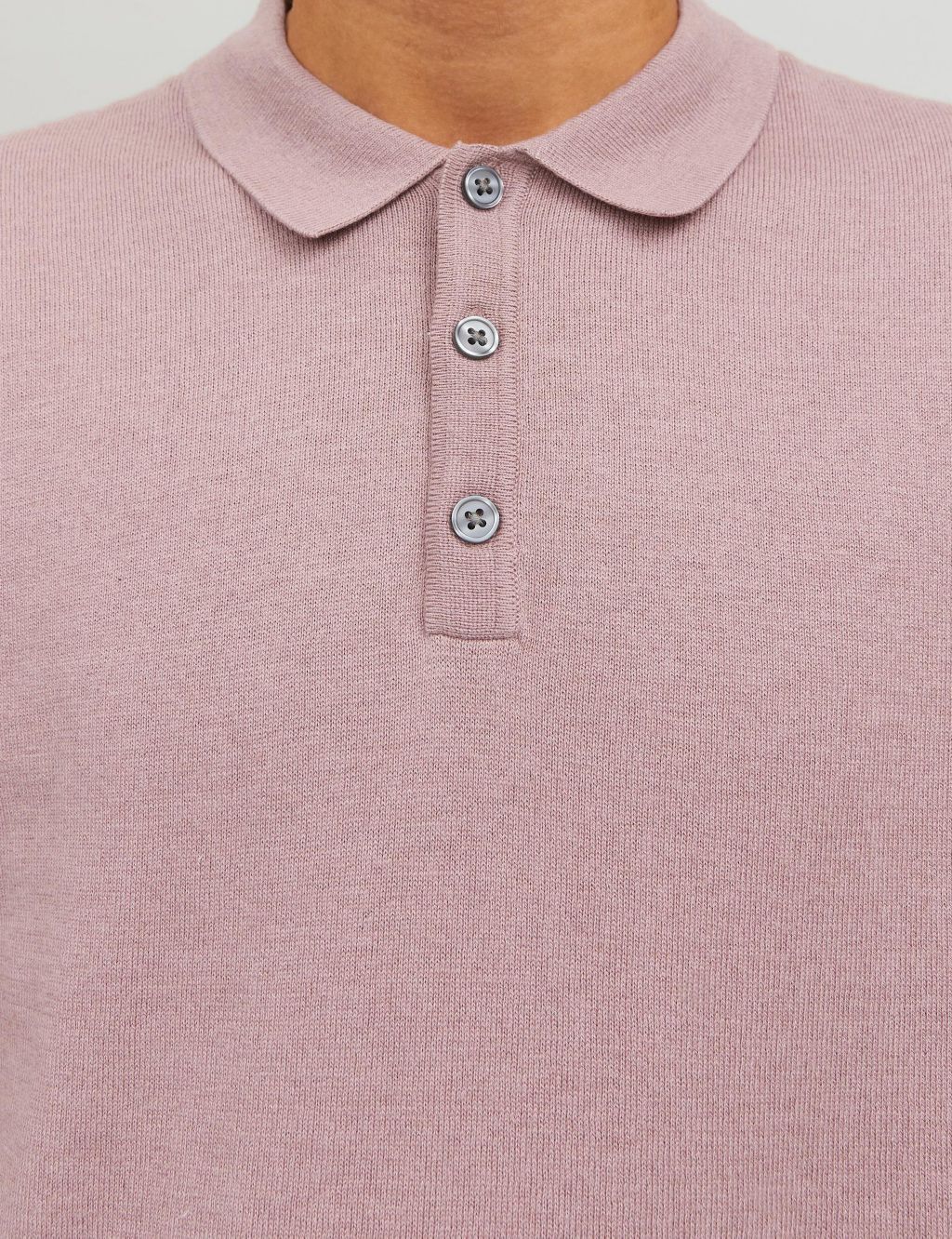 Cotton Rich Knitted Polo Shirt image 6