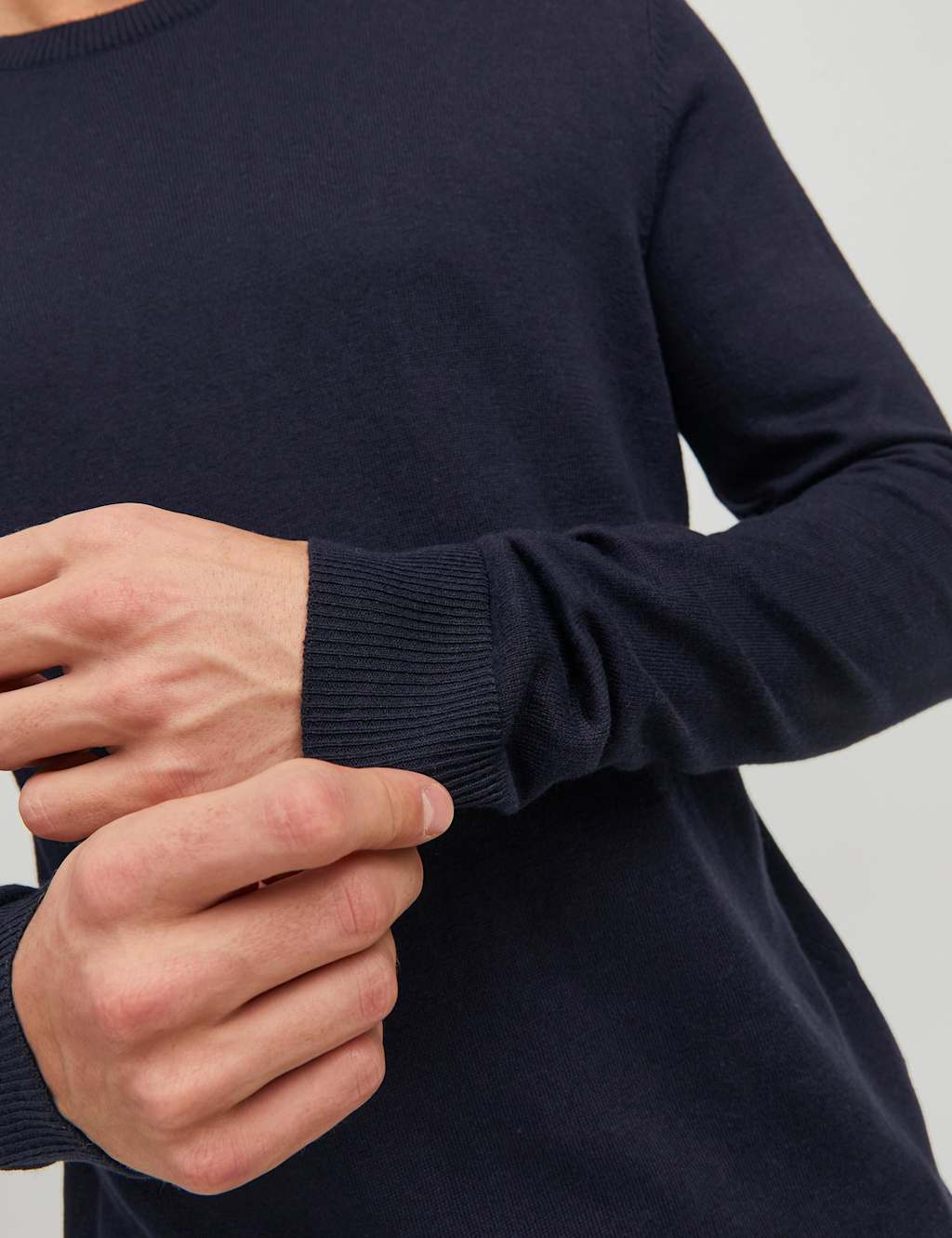Cotton Rich Crew Neck Jumper image 5