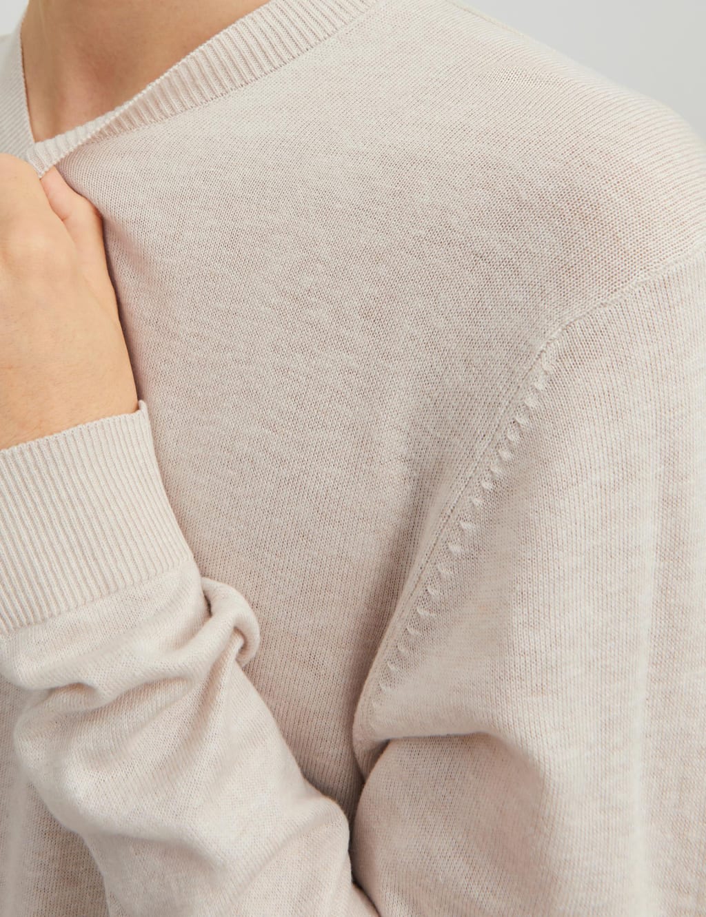 Cotton Rich Crew Neck Jumper image 4