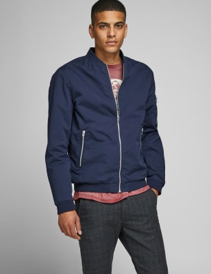 

Mens JACK & JONES Bomberjacke - Navy, Navy