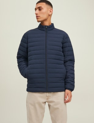 

Mens JACK & JONES Padded Puffer Jacket - Navy, Navy