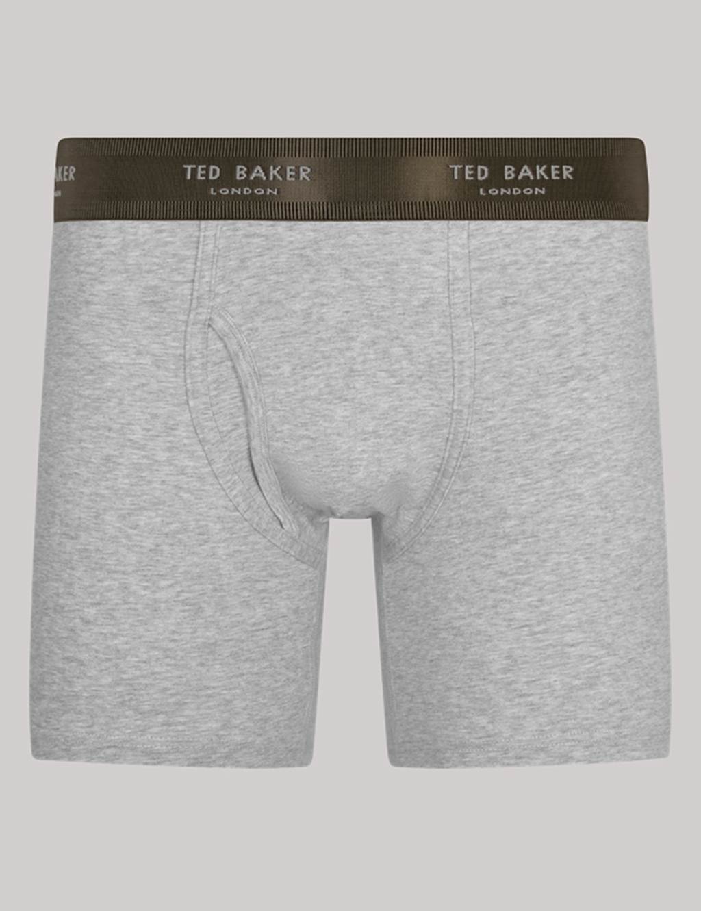 3pk Longer Length Cotton Rich Trunks image 2