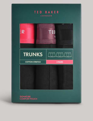 3pk Cotton Rich Trunks