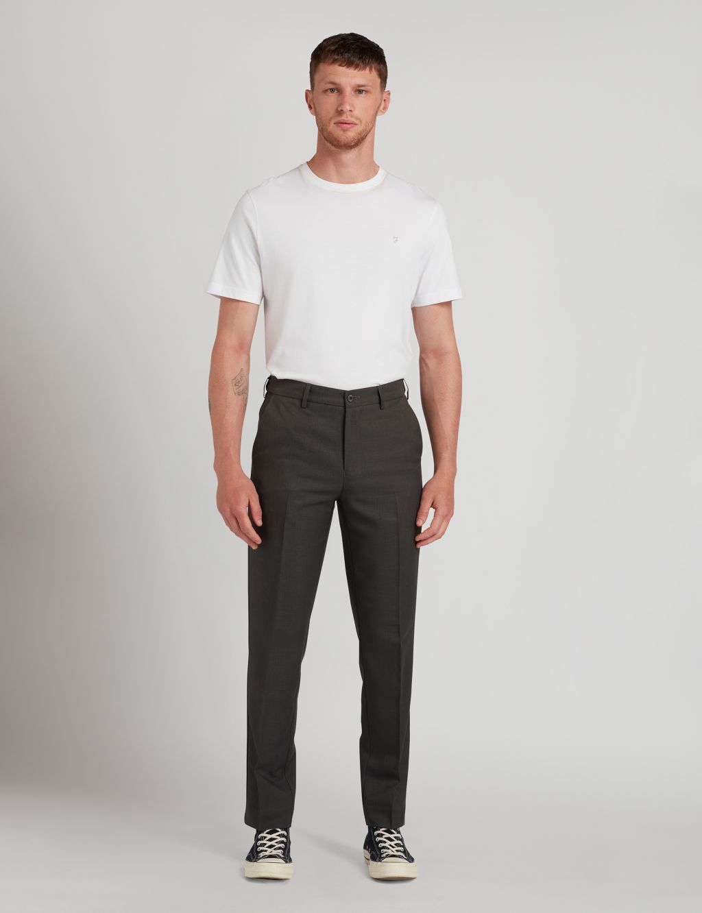 Tailored Fit Smart Trousers image 1