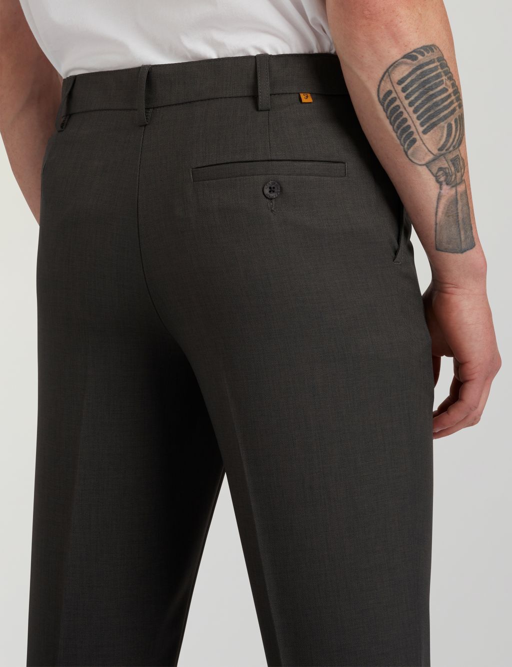Tailored Fit Smart Trousers image 2