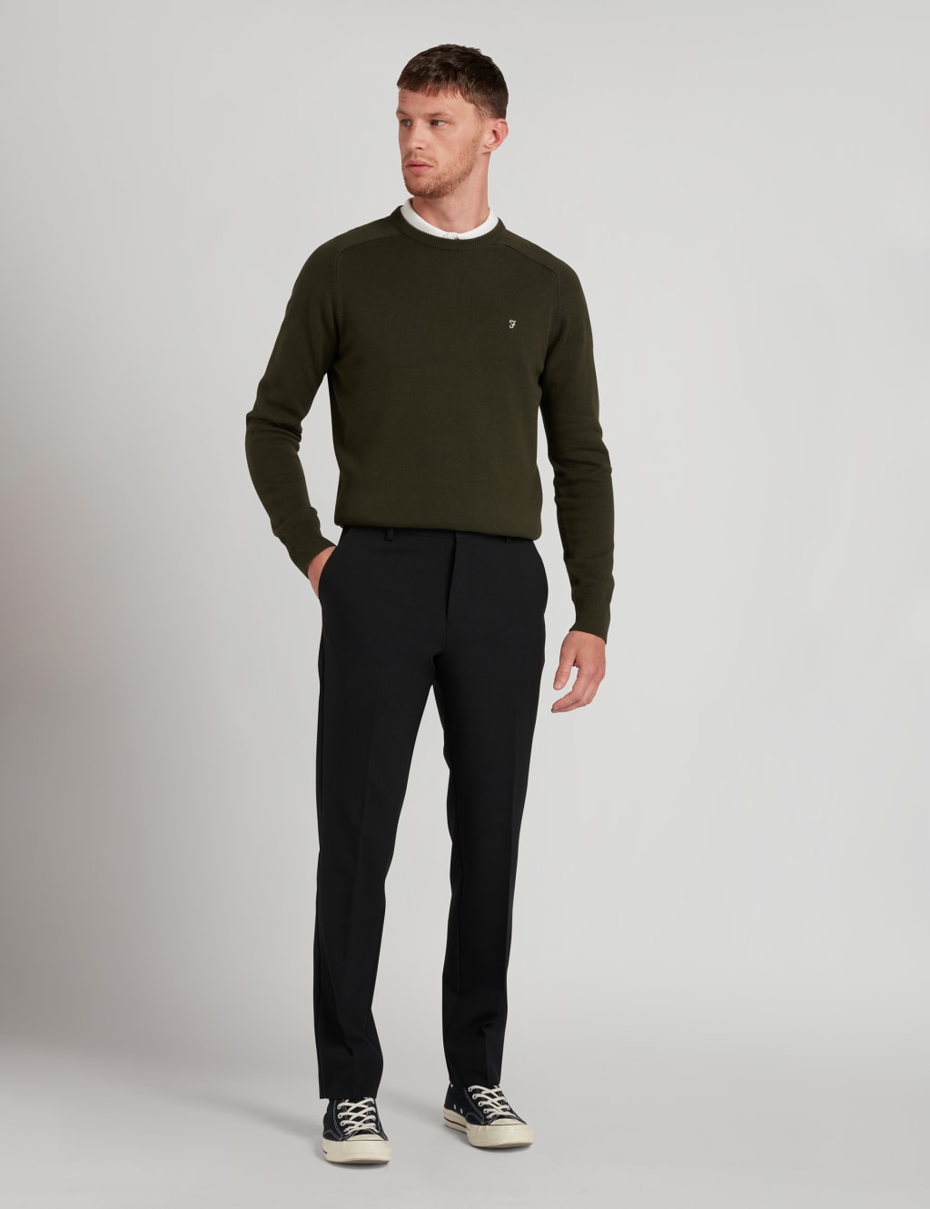 Tailored Fit Smart Trousers image 1