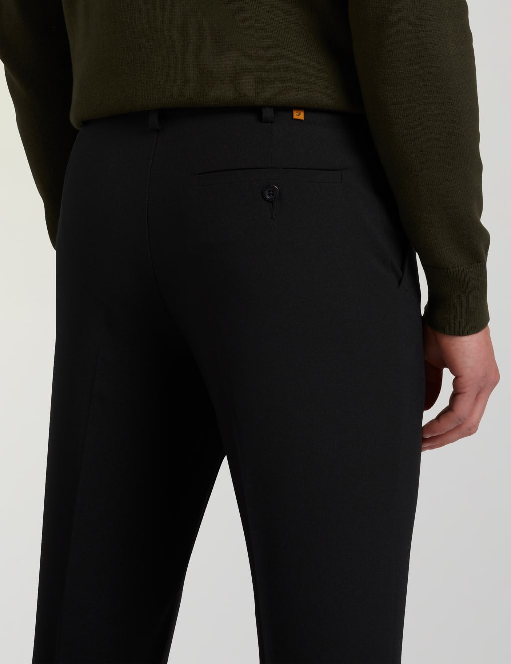 Tailored Fit Smart Trousers image 2