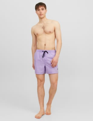 

Mens JACK & JONES Pocketed Swim Shorts - Purple, Purple