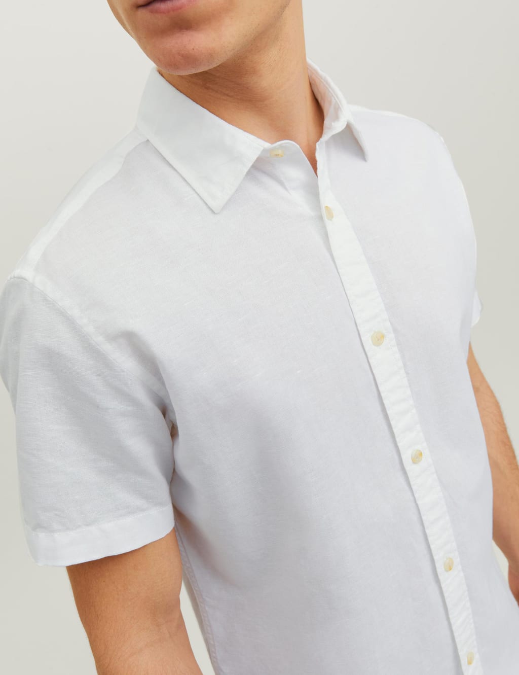 Slim Fit Cotton Rich Oxford Shirt image 2