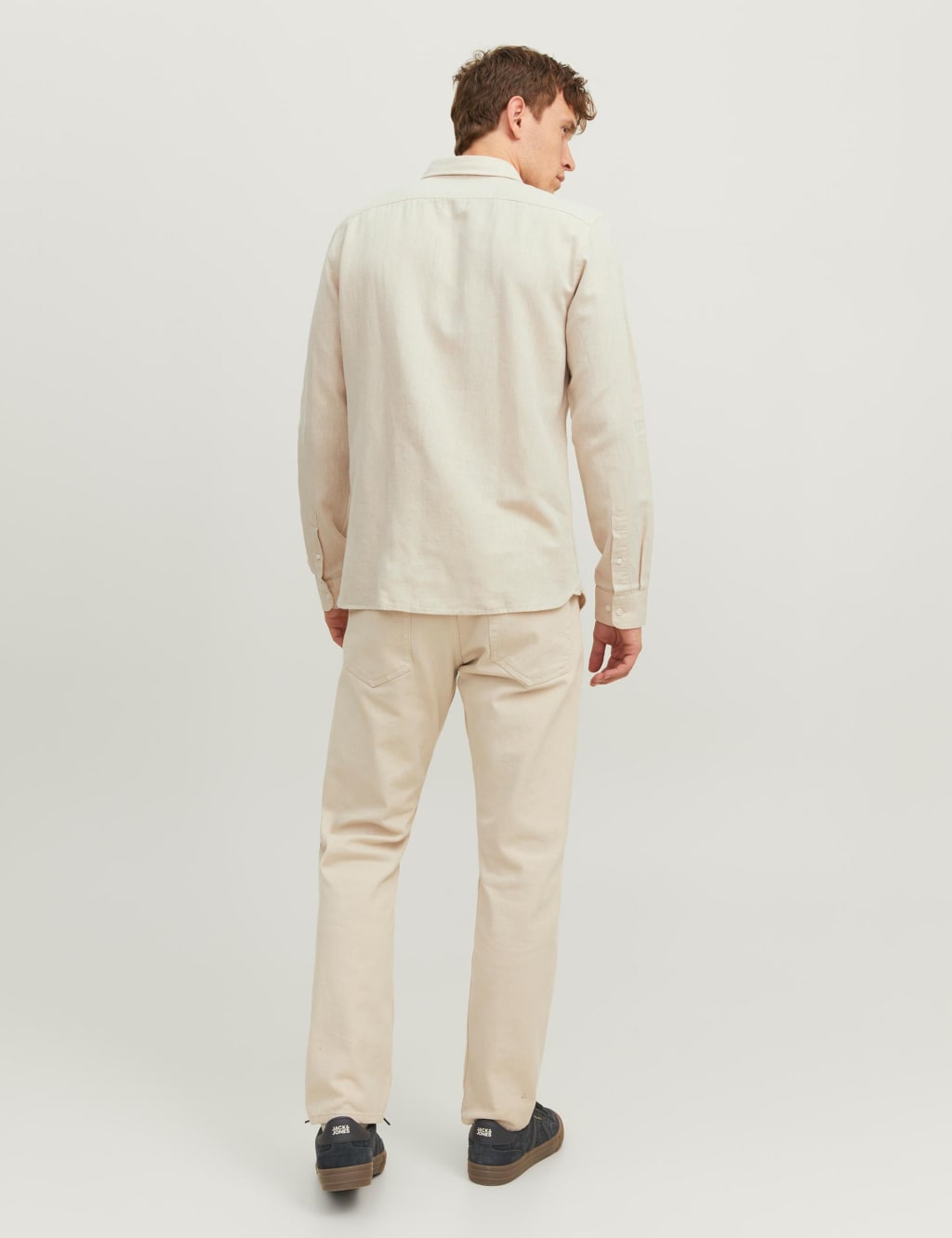 Slim Fit Cotton Blend Oxford Shirt image 5
