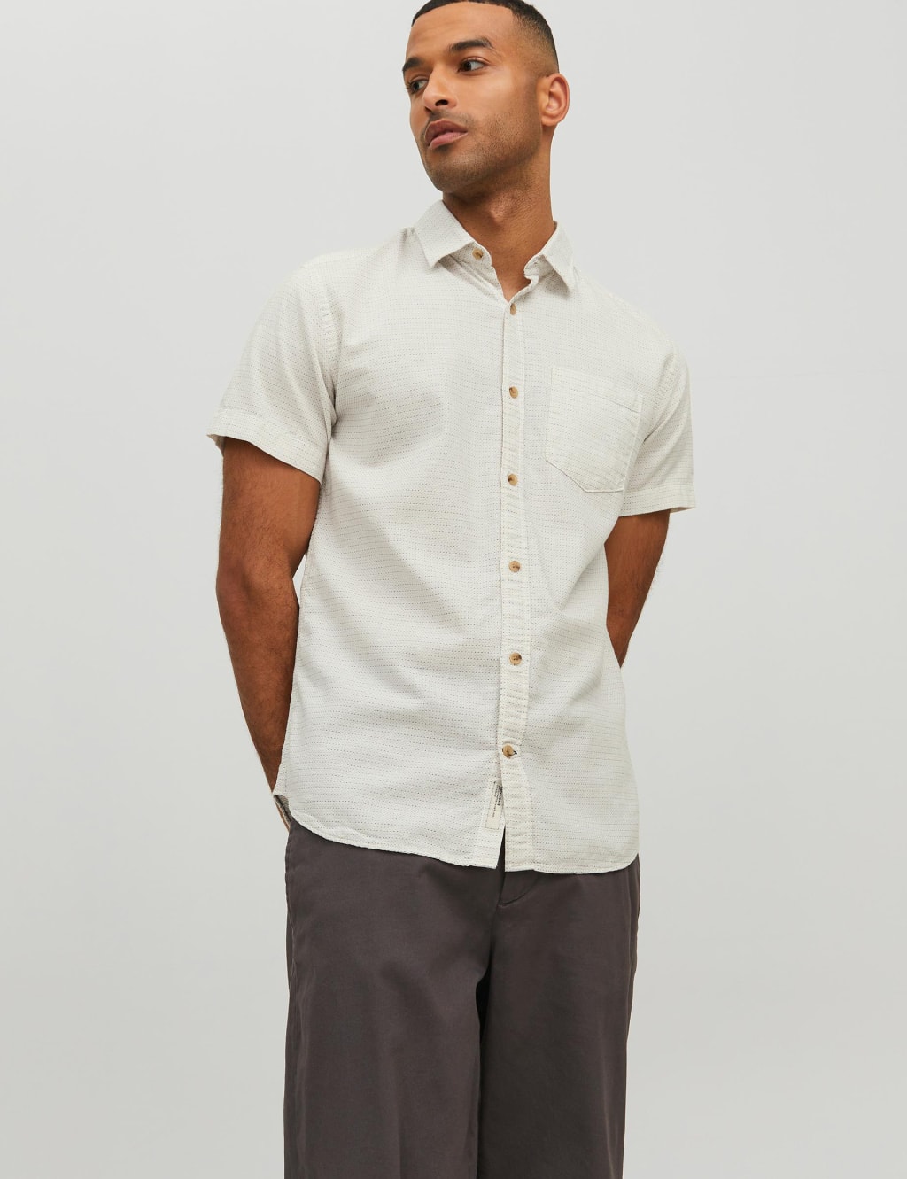 Pure Cotton Check Oxford Shirt image 2