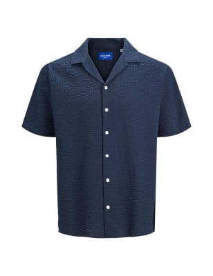 Seersucker Revere Oxford Shirt