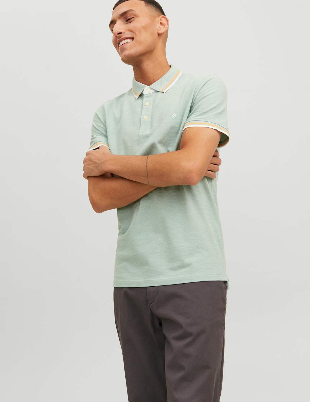 Pure Cotton Tipped Polo Shirt image 1